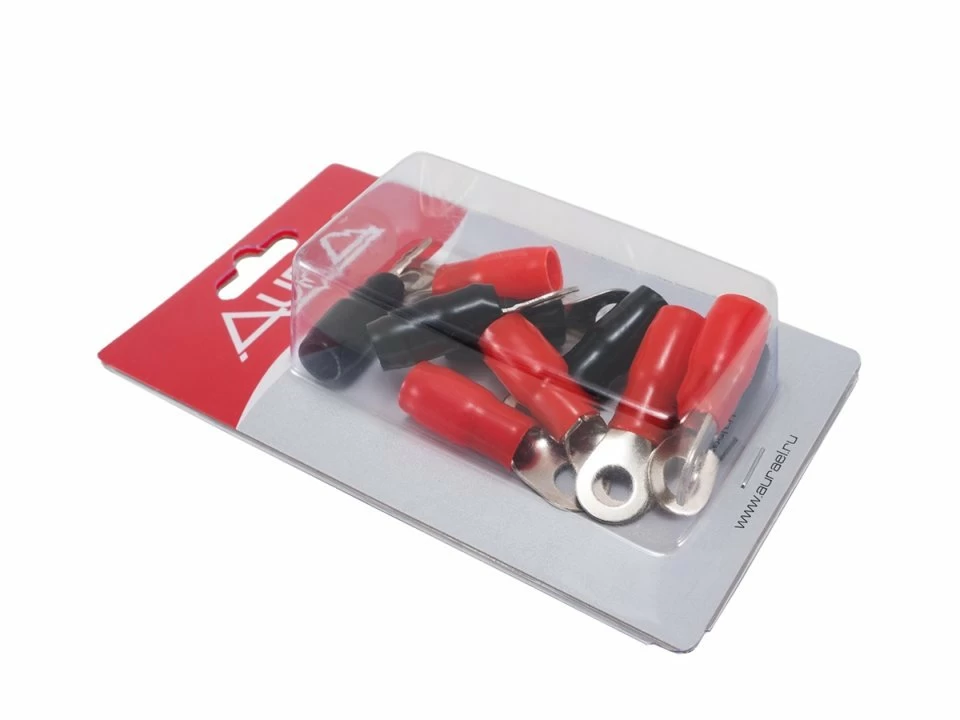 Inel terminal AURA ACN-R208/10, 8mm2 (8AWG), Set 10 Buc