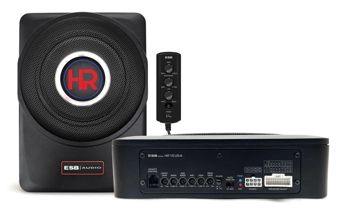 Subwoofer auto activ ESB HR 10 US-A, 340W RMS