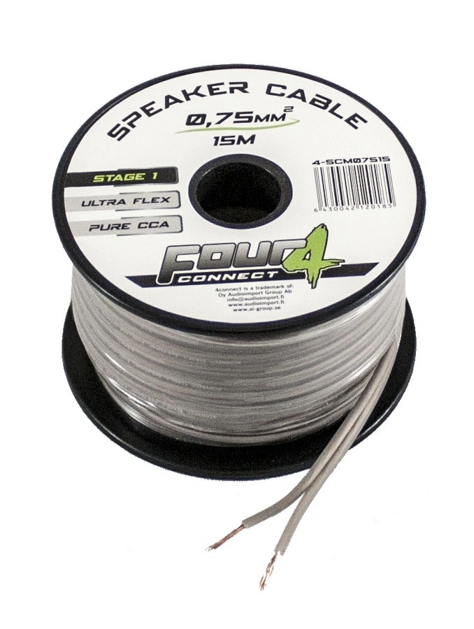 Cablu boxe Four Connect, 4-SCM07515, Stage 1, 15 M, 0.75 mm2,OFCA