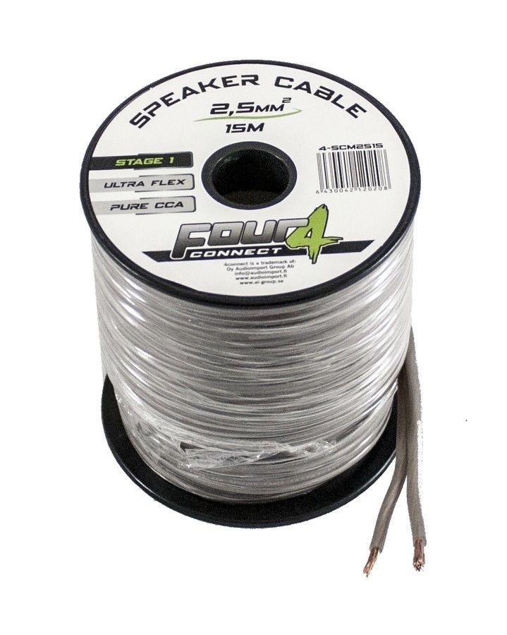 Cablu boxe Four Connect, 4-SCM2515, Stage 1, 15 M, 2.5 MM2, OFCA