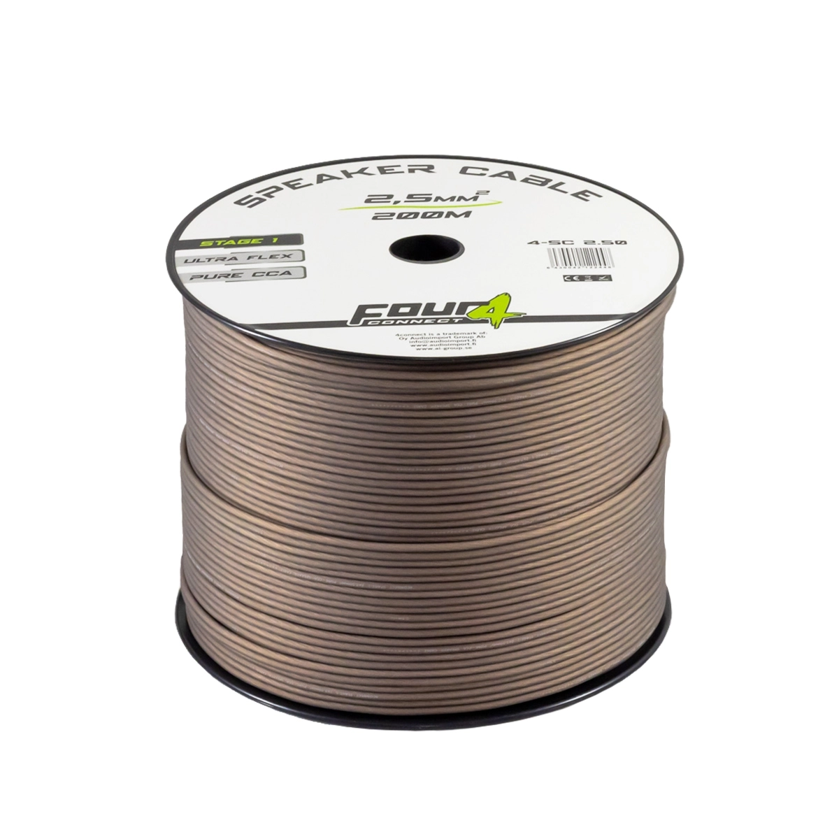 Cablu boxe Four Connect, 4-SC2.50,Stage 1, Rola 200m, 2.5 mm, OFCA