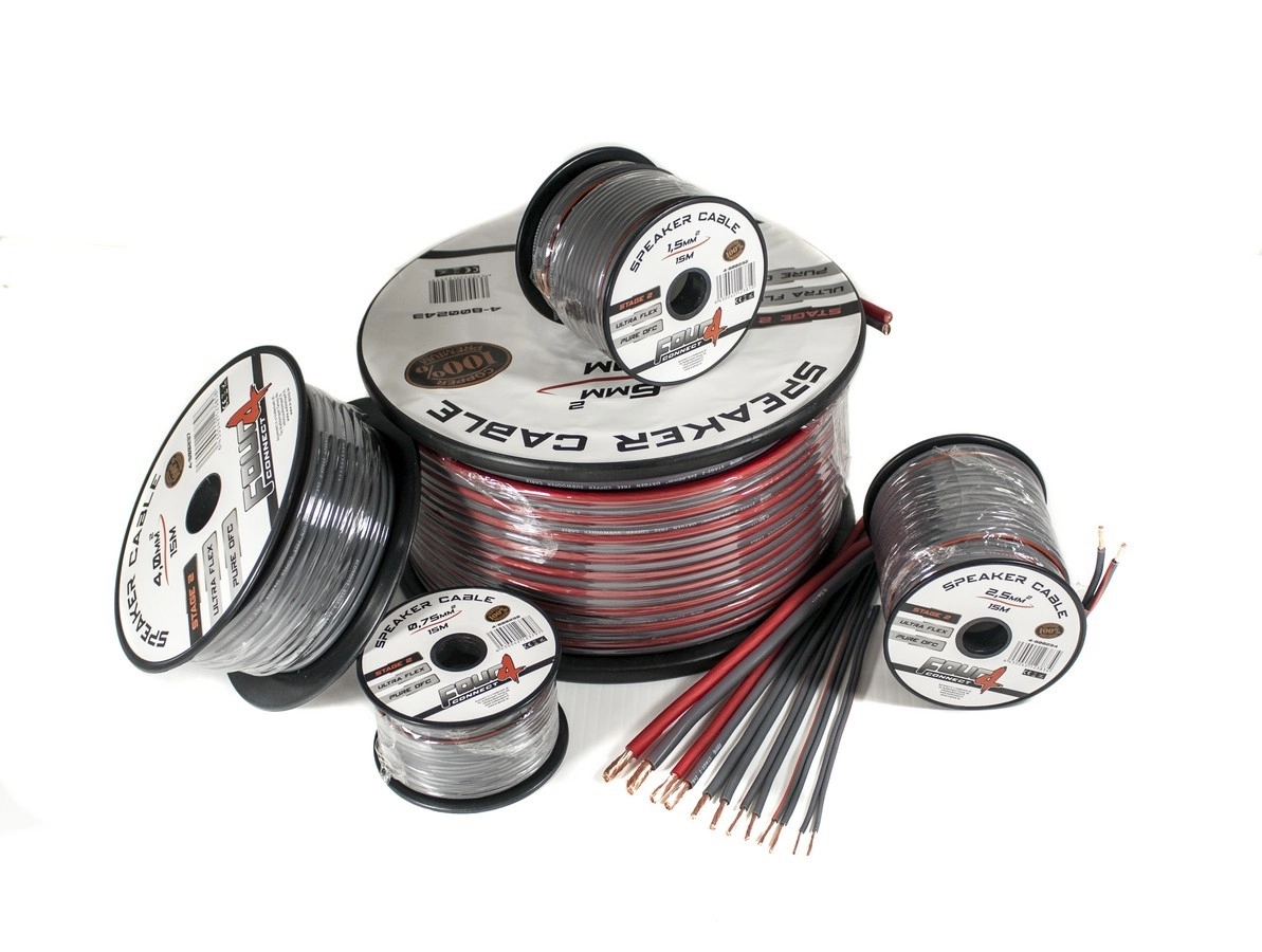 Cablu boxe Four Connect, 4-800234, Stage 2, Rola 15 M, 2 x 2.5 mm2, OFC