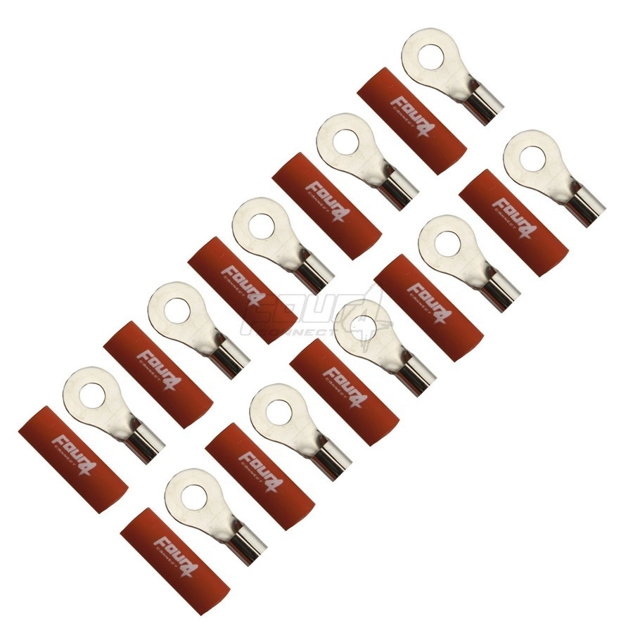 Inel terminal Four Connect, 4-690933, M6, 10 mm2, Set 10 Buc